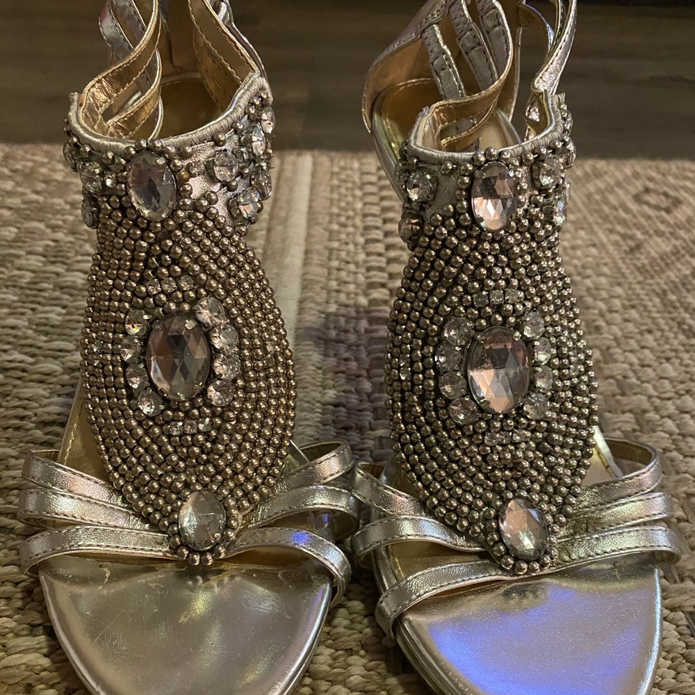 Antonio Melani jeweled heels
